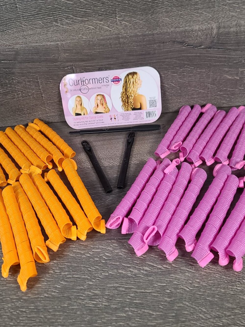 Curlformers HairFlair Styling Kit Extra Long Hair 22in 42pc-Missing 8 Curlers